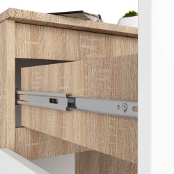 Tumba Akord K80 2D 1SZ (Sonoma Oak/White) Thumb