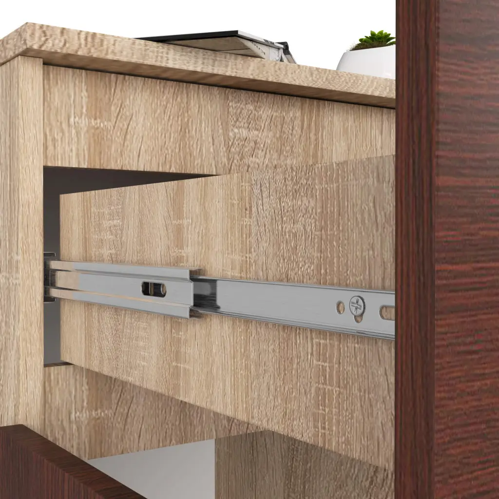 Тумба Akord K80 2D 1SZ (Wenge/Sonoma)