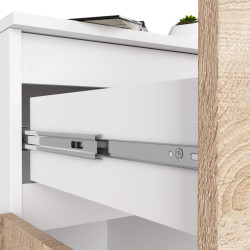 Tumba Akord K80 2D 1SZ (White/Sonoma Oak) Thumb