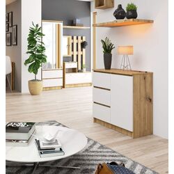 Tumba Akord K80 Jerry 1 3S (Artisan Oak/White)