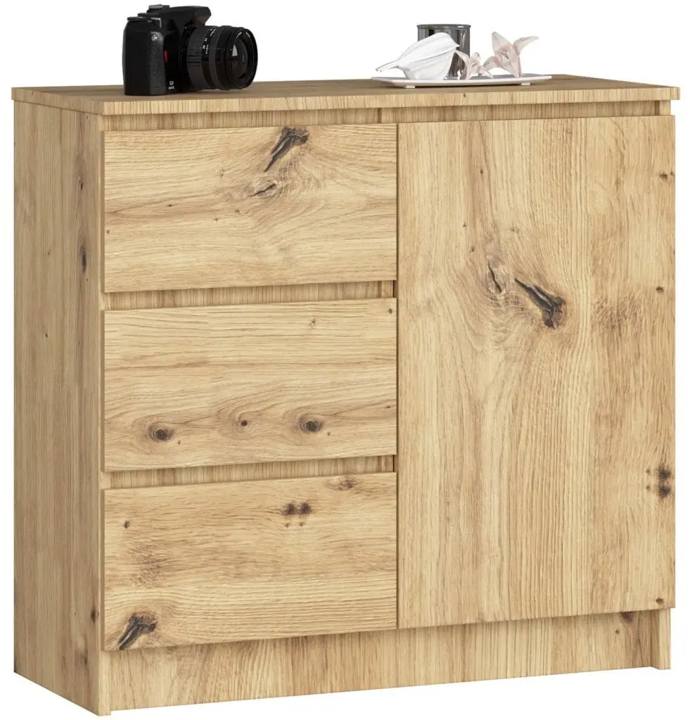 Тумба Akord K80 Jerry 1 3S (Artisan Oak)