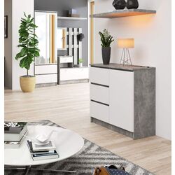 Tumba Akord K80 Jerry 1 3S (Concrete/White)