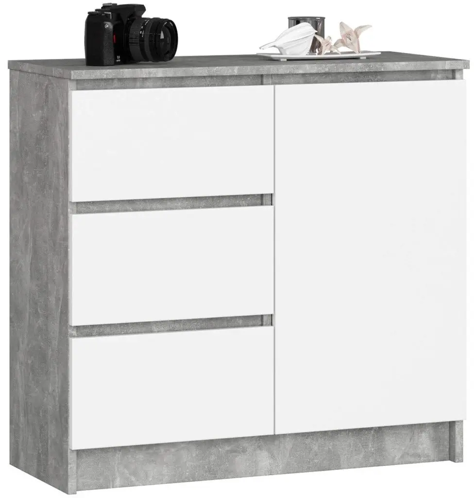 Tumba Akord K80 Jerry 1 3S (Concrete/White)