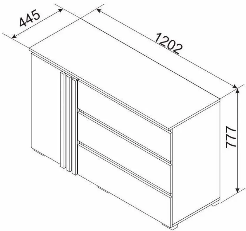 Tumba Ambianta Malta 120.2cm