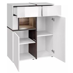 Tumba ASM Cross PEW CS WSN (White/White Gloss/Perla Elm) Thumb