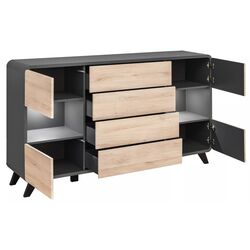 Tumba ASM Round ANRV RD SB (Anthracite/Kronberg Oak) Thumb