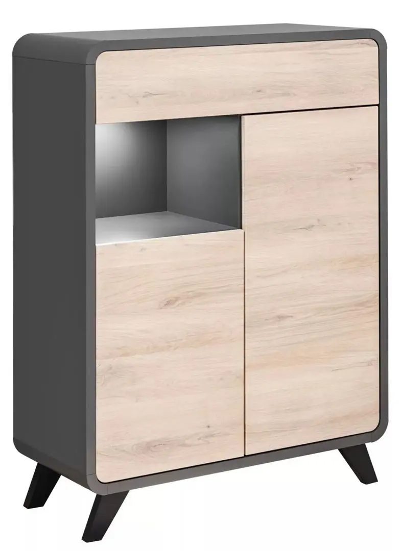 Тумба ASM Round ANRV RD WSN (Anthracite/Kronberg Oak)