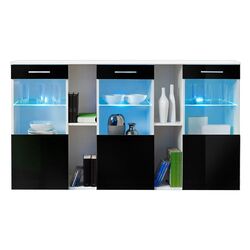 Tumba ASM Dorade WS DS (Black Gloss/White Matt)