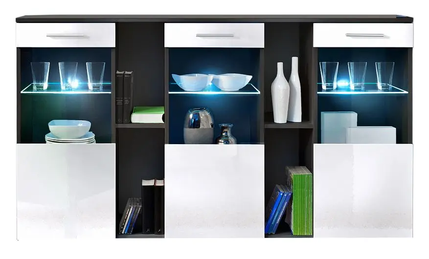 Tumba ASM Dorade ZW DS (White Gloss/Black Matt)