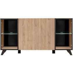 Тумба РТВ ASM Liam HJZ LM SB (Hickory Jackson/Black Matt)