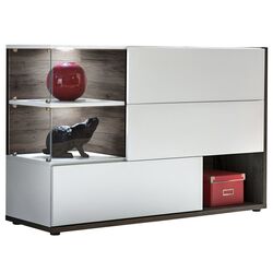 Tumba ASM Silk PEW SKS (White/White Gloss/Perla Elm)
