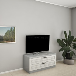 Comoda Bafimob KFX-120 2 sertare (Grey/Stone Oak)