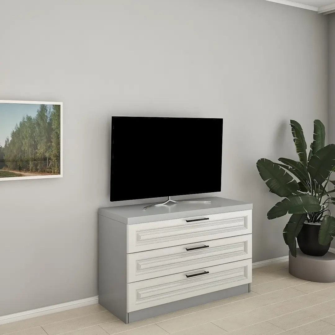 Комод Bafimob КФY-90 3 ящика (Grey/Stone Oak)