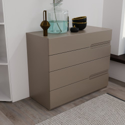 Comoda Bayro Modena 1000x810x450 Sorrento 18mm (Gray Stone) Thumb