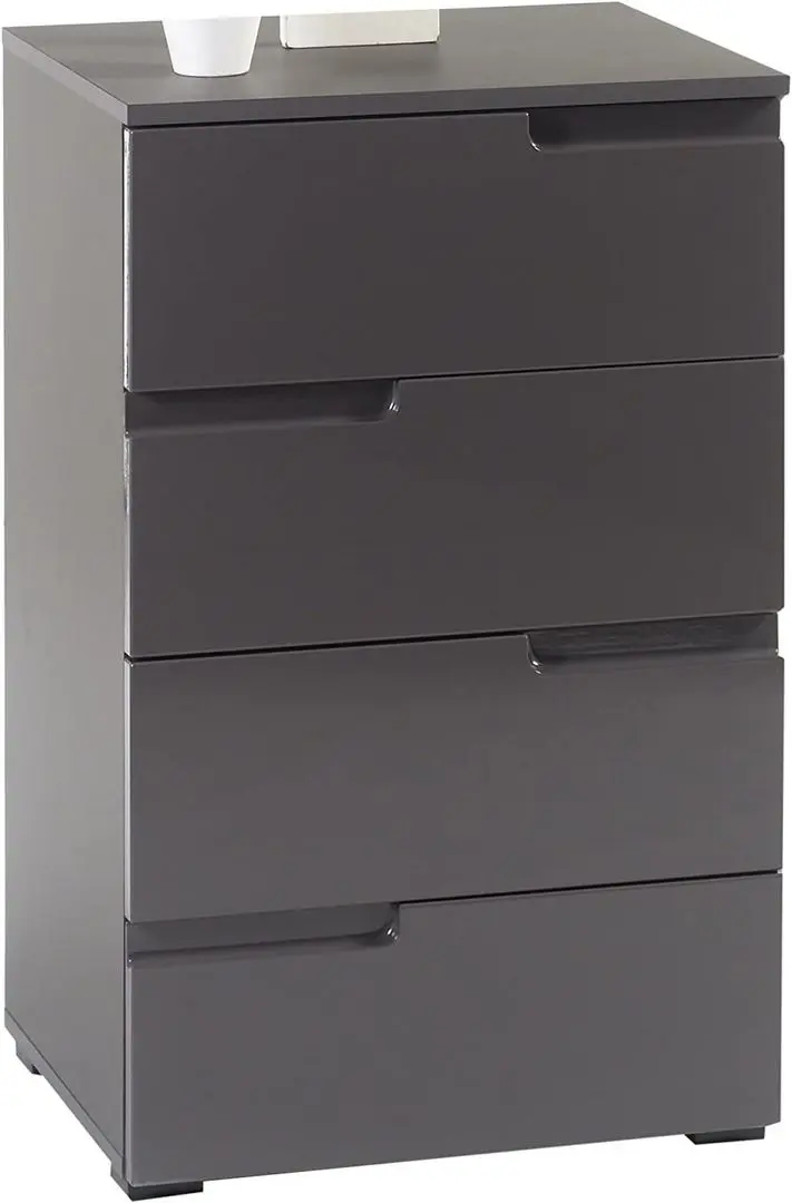 Comoda Bega Spice 4 (Dark Gray Gloss)