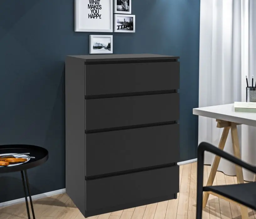 Комод Belini SI KOM1/0/B/B/0/0 (Black)