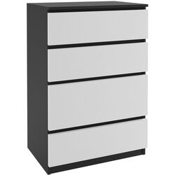 Комод Belini SI KOM1/0/B/W/0/0 (Black/White) Thumb