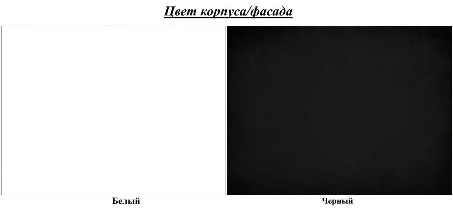 Комод Belini SI KOM1/0/W/B/0/0 (White/Black)