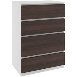 Comoda Belini SI KOM1/0/W/KN/0/0 (White/Chestnut) Thumb