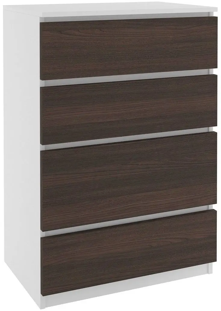 Comoda Belini SI KOM1/0/W/KN/0/0 (White/Chestnut) - 3