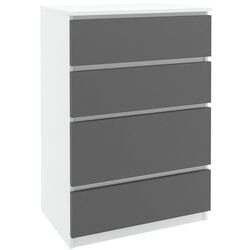 Comoda Belini SI KOM1/0/W/SR/0/0 (Graphite Gray/White)