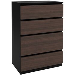 Comoda Belini SI KOM1/1/B/KN/0/0 (Black/Chestnut) Thumb