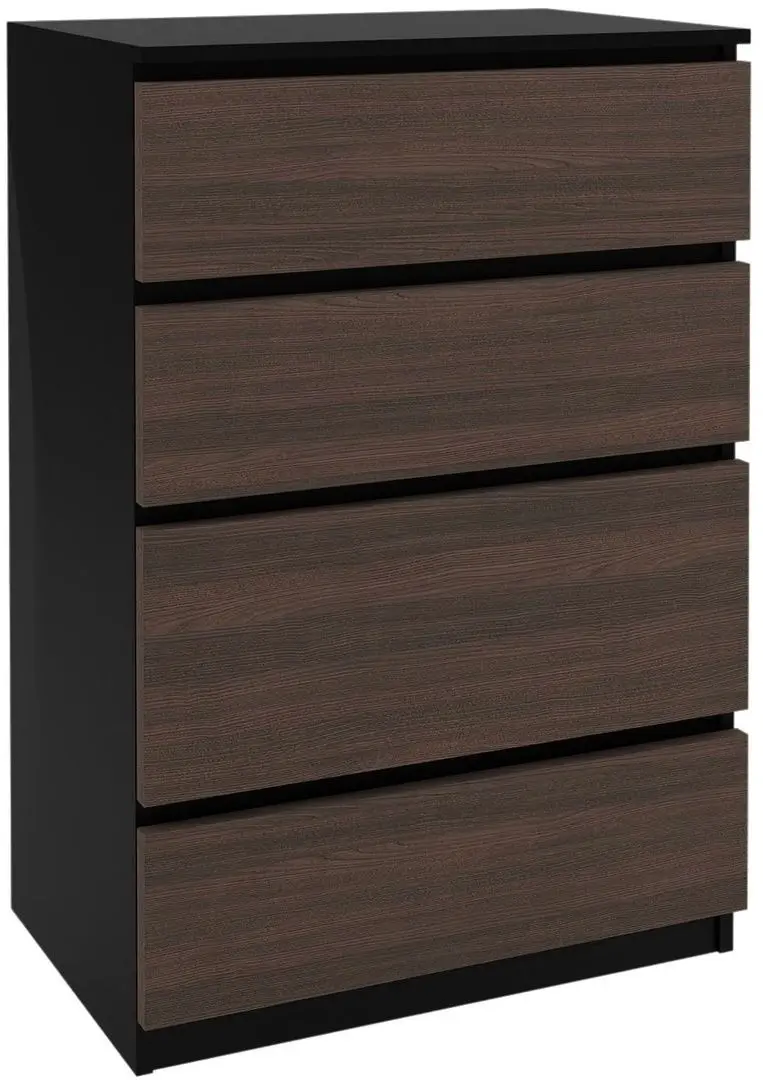 Comoda Belini SI KOM1/1/B/KN/0/0 (Black/Chestnut) - 3