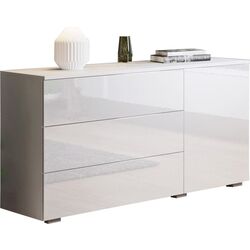 Tumba Bratex Paris 110 (White/White Gloss) Thumb