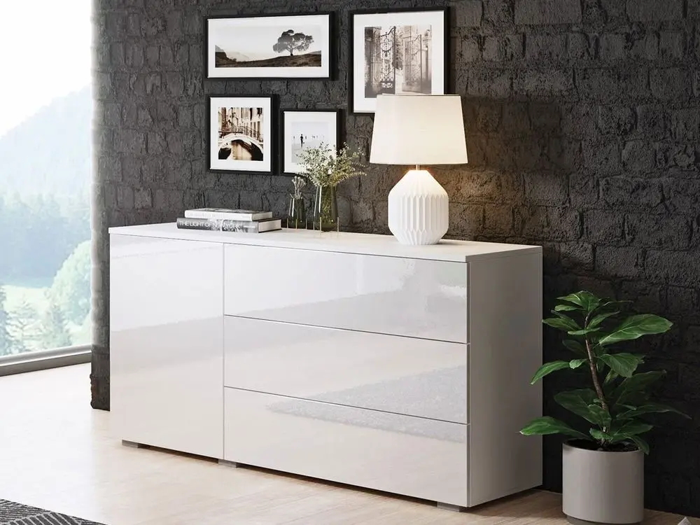 Tumba Bratex Paris 110 (White/White Gloss)