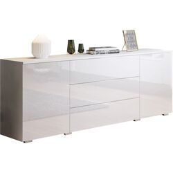 Tumba Bratex Paris 150 (White/White Gloss) Thumb