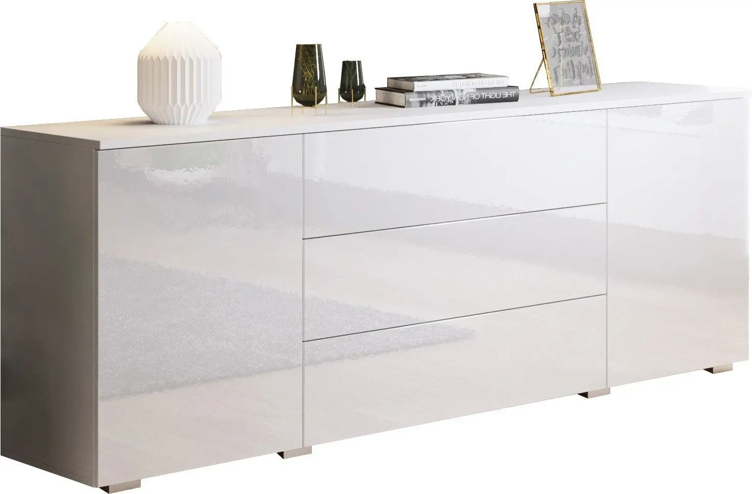 Tumba Bratex Paris 150 (White/White Gloss)