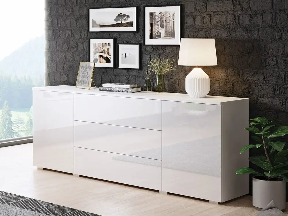 Tumba Bratex Paris 150 (White/White Gloss)