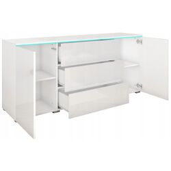 Tumba Bratex Vera 150 (White/White Gloss) Thumb