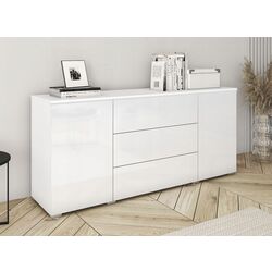 Tumba Bratex Vera 150 (White/White Gloss)