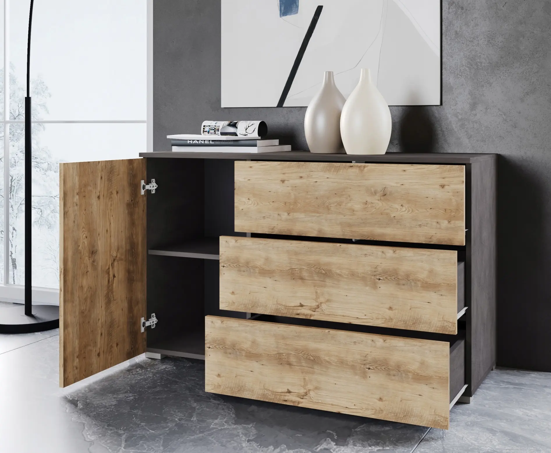 Tumba Bratex Paris 110 (Matera/Сhestnut) - 2