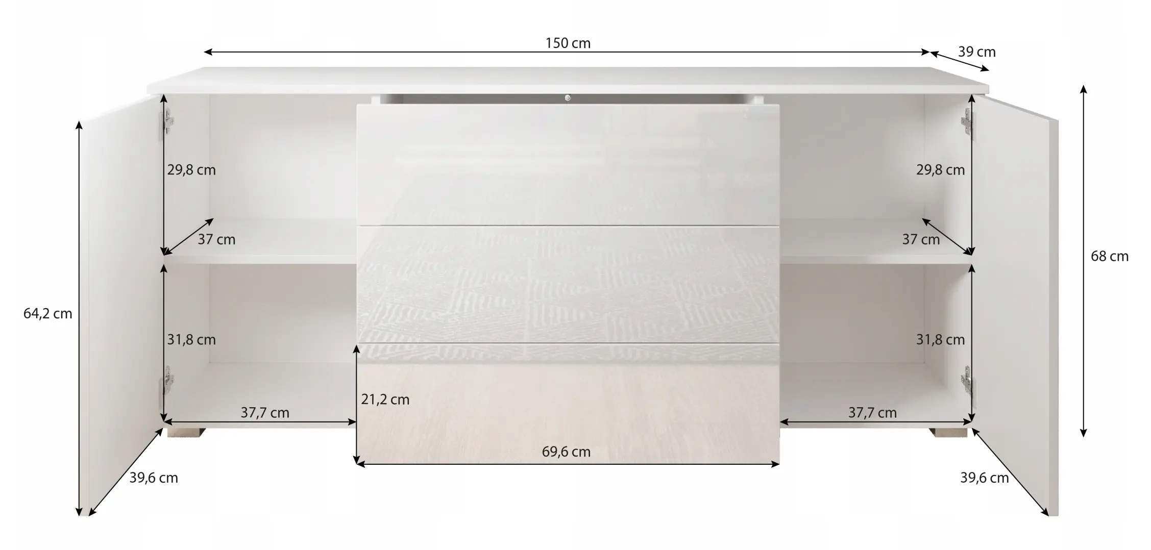 Tumba Bratex Paris 150 (Cashmere) - 4