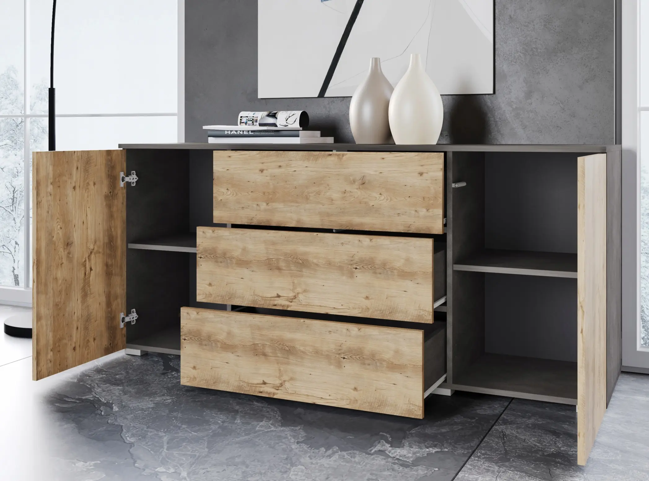 Tumba Bratex Paris 150 (Matera/Chestnut) - 2