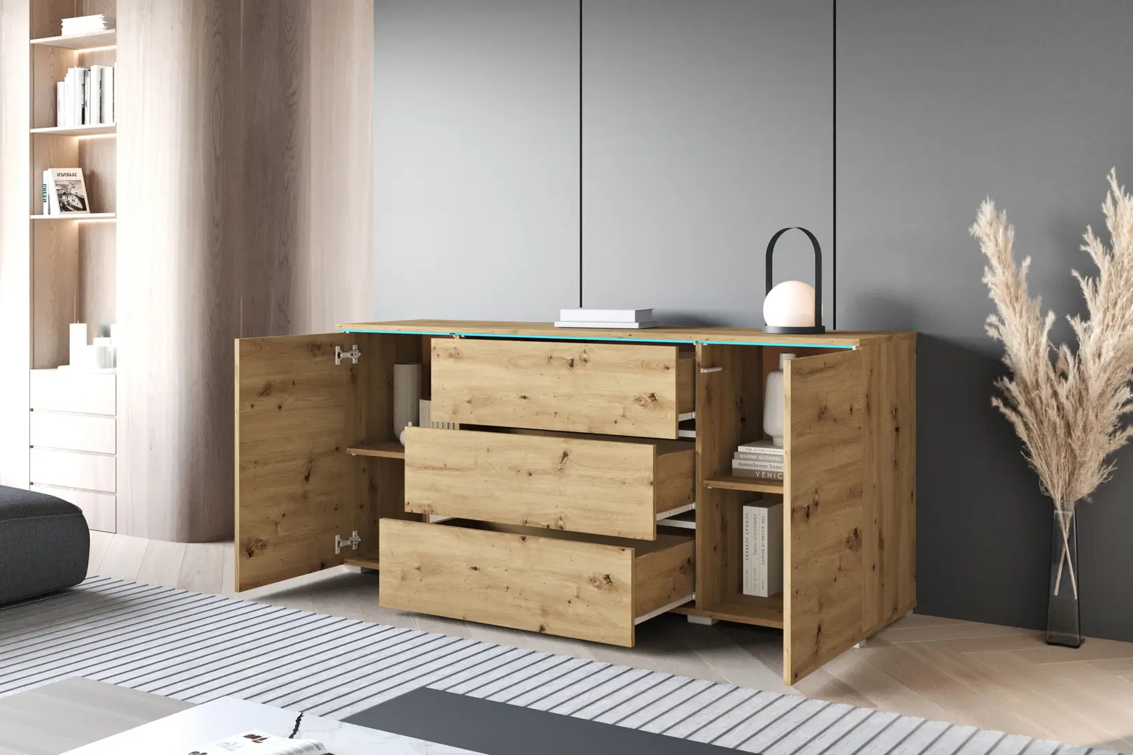 Тумба Bratex Vera 150 (Artisan Oak)