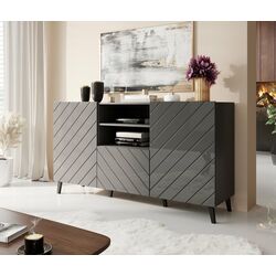 Comoda Cama Abeto GR (Graphite/Graphite Gloss) Thumb