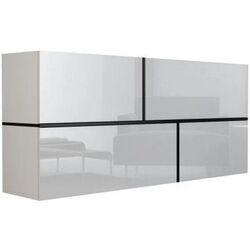 Comoda Cama Goya CZ (White Gloss/Black)