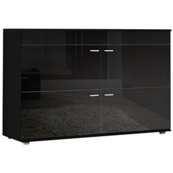 Comoda Cama Logo II Night (Black/Black Gloss)