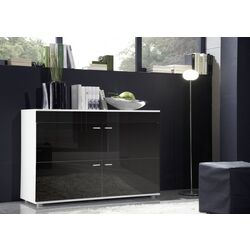 Comoda Cama Logo II (White/Black Gloss) Thumb