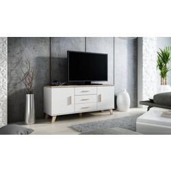 Comoda Cama Lotta 2D3S (White/Sonoma Oak) Thumb