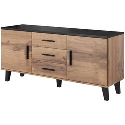 Comoda Cama Lotta 2D3S (Wotan Oak/Matte Black)