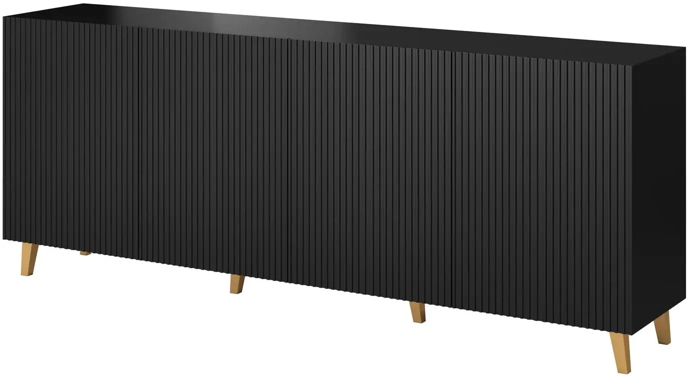 Comoda Cama Pafos KOM200 CZ (Black Matte)