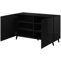 Comoda Cama Reja 2D (Black Gloss) Thumb