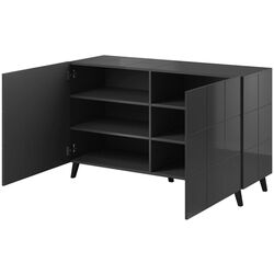 Comoda Cama Reja 2D (Graphite Grey Gloss) Thumb