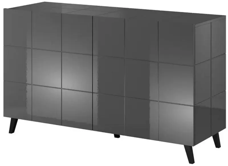 Comoda Cama Reja 2D (Graphite Grey Gloss)