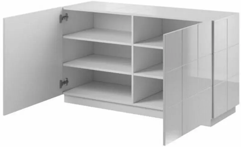 Comoda Cama Reja 2D (White Gloss)