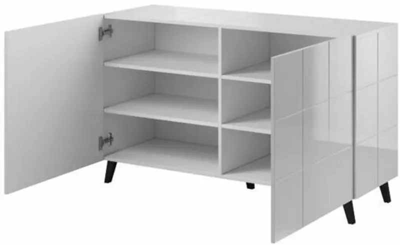 Comoda Cama Reja 2D (White Gloss)